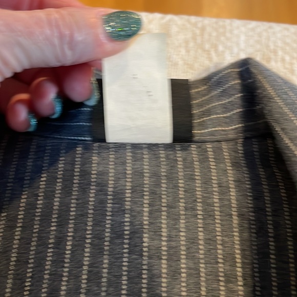 La Bene vintage, women’s suit, blazer, jacket, gray polyester, Orlon blend 9 /10 - Picture 5 of 12